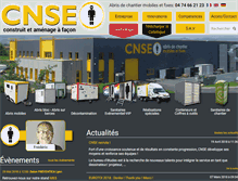 Tablet Screenshot of cnse-france.com